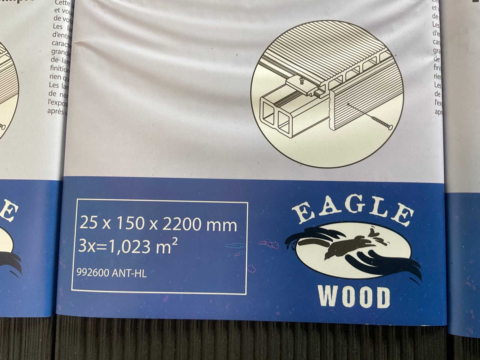 40,9 m² Eagle Wood composiet vlonderpakket antraciet FlimDeal